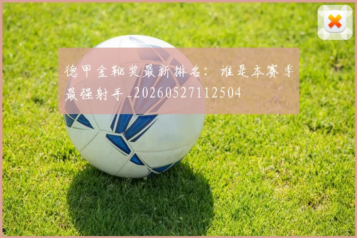 德甲金靴奖最新排名：谁是本赛季最强射手_20260527112504